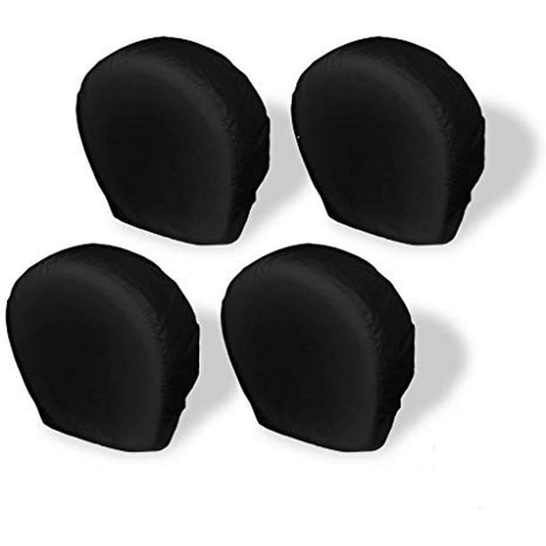 SUV XhuangTech Tire Cover 4 Pack RV Trailer Universal Fits Tire Diameters 29-31.5 inches Camper Black Tire Wheel Protector Spare Heavy Duty Tyre Wheel Oxford Weatherproof for Truck 